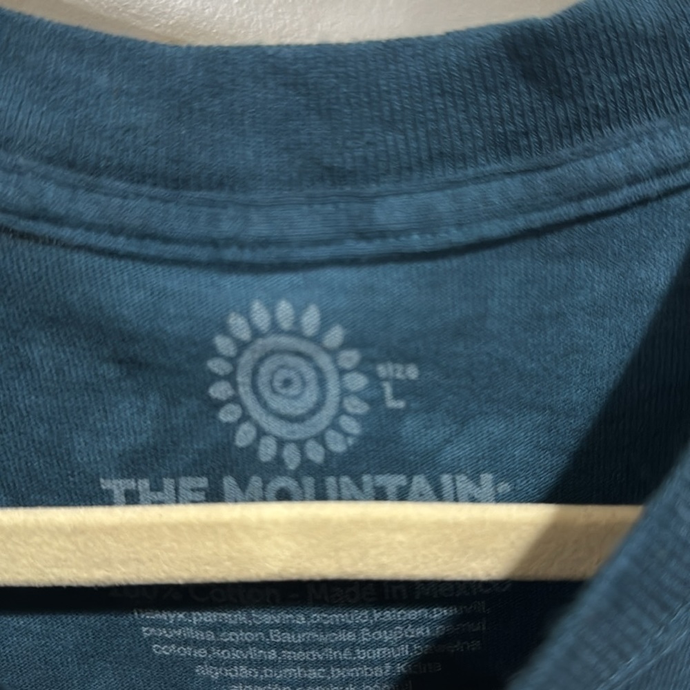 THE MOUNTAIN WOLVES AND MOON TIE DYE GRAPHIC TEE - Picture 2 of 5
